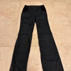 BCBGMaxAzria Black Wide-Leg Pull-On Pants
